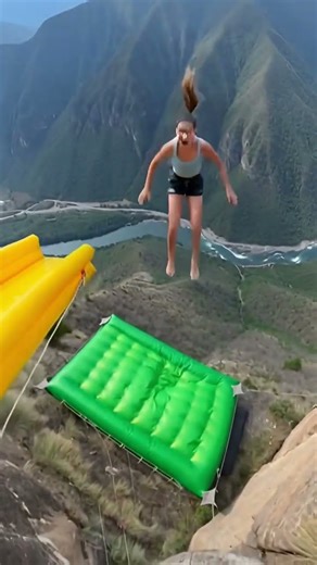 Cliff Slide is wild!😱🔥Girl slides, then Flies! #ScaryRide #TravelWonderGuy