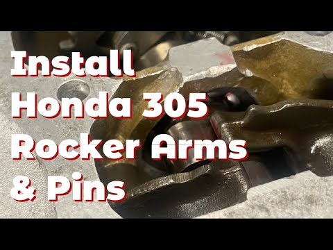 Install Rocker Arms & Pins on Honda 305 Motorcycle Engine