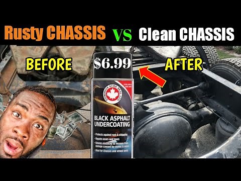 How To Clean Up A Rusty Semi Truck Chassis Under $7.