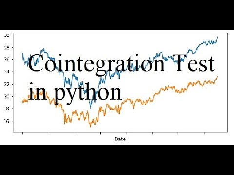 Cointegration Test in python