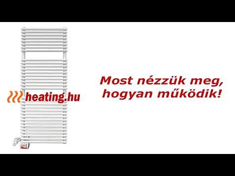 Így működik az elektromos törölközőszárító radiátor