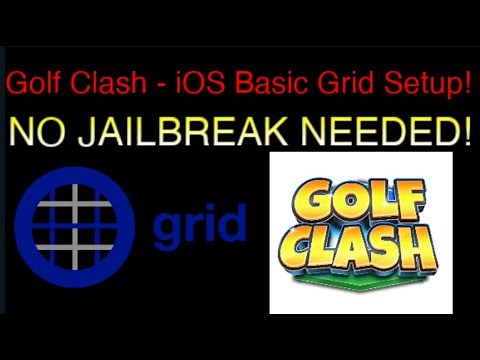 Golf Clash - iOS Basic Grid Tutorial - iPhone/iPad - No need of Jailbreak - Easy Setup and Use!