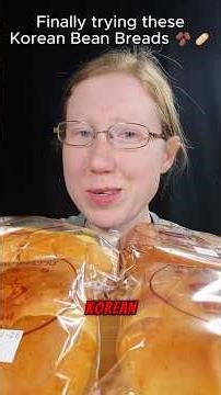 Korean Bean Bread Taste Test! 🍞 Is it worth it? #Shorts