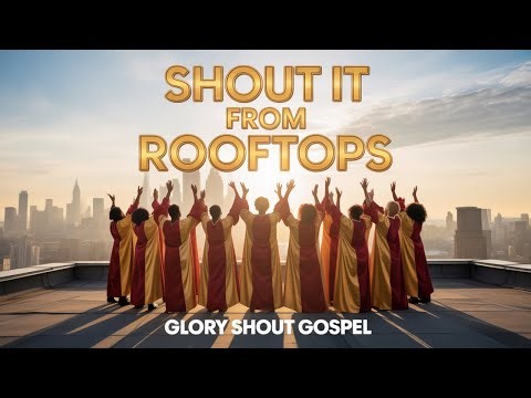 📢 Shout It from the Rooftops | Glory Shout Gospel (Official Lyric Video)