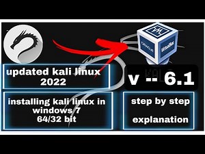 how to install kali linux in windows 7 64/32 bit through virtual box / #kalilinux #youtube #viral