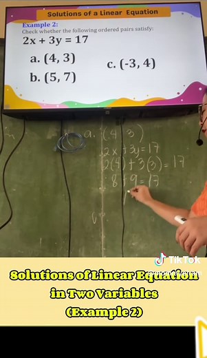 Solutions of Linear Equations in Two Variables Explained