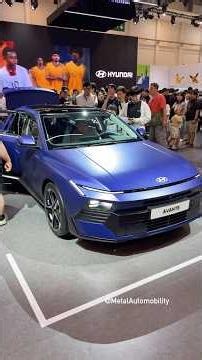 [4K] 2027 Hyundai Elantra CN8 "Kodiak Blue Matte" First Look - Busan Mobility Show 2026