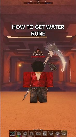 How to get water rune #fisch #roblox