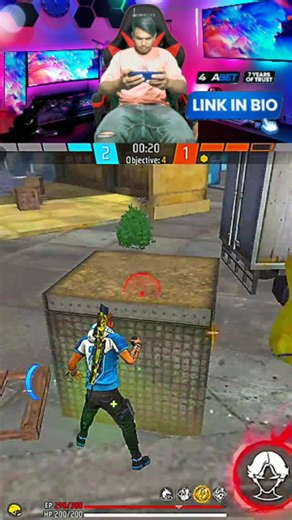 SANTILAL GAMER on Instagram: "1 V'S 4 Free Fire Gameplay 😎"