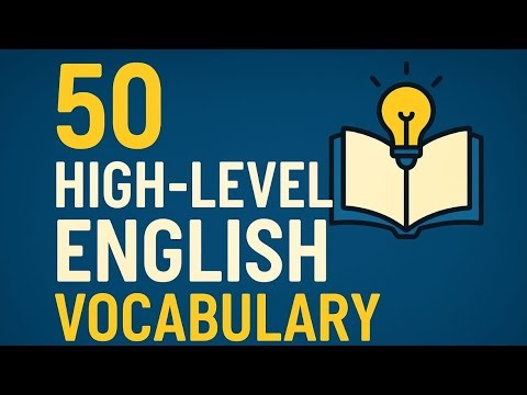 50 Advanced Vocabulary Words with Meaning & Sentence | IELTS, TOEFL, Speaking, Writing ✅ #english