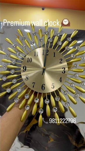 Contact now 9811222796 for premium wall clock #luxury #interiordesign #homedecor #delhi #premium