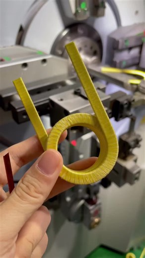 Winding machine. Spring machine. Inductor products forms video #cooperwire #aluminumwire #machinery #springmachine #hot
