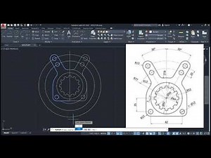 This AutoCAD 2D Gear Design Is Crazy Satisfying! 😲 | Engineering Drawing #autocad