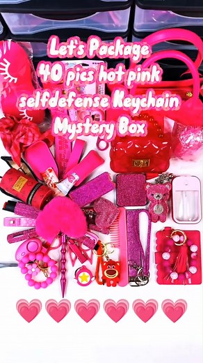 💖 Let’s start the Hot Pink Journey! Unboxing & packaging our 40pcs Self-Defense Keychain Mystery Box — every charm, alarm & puff is pure confidence & glam! ✨ This is where protection meets PINK perfection 💅 💌 Stay tuned for Part 2 — it gets even prettier! 🛍 Shop yours: www.girlsselfdefence.shop #HotPinkVibes #MysteryBoxUnboxing #ASMRPackaging #GirlPower #SelfDefenseKeychain #PinkAesthetic #UnboxingReels #SmallBusinessLove #girlsselfdefencekit | Girls Self Defence