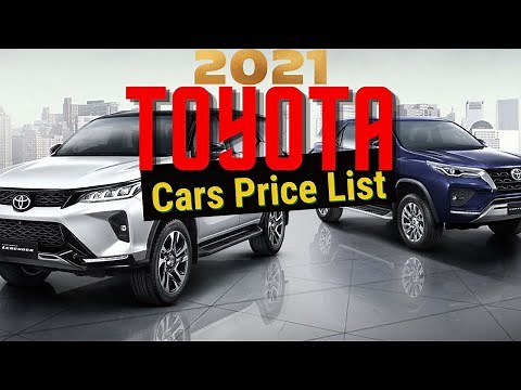 Toyota Cars Price List 2021 (DP & Monthly) Philippines | Toyota Cars Variants Prices | Car Presyo Ph