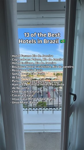 Brazil is our 2026 Destination of the Year, so we compiled a list of the best places to stay on your next visit. 👏🇧🇷 Read more at the link in bio. #brazil #braziltravel #luxuryhotel | Travel Leisure