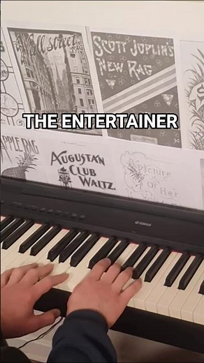 The Entertainer (Scott Joplin) #classicalpiano #piano #music #ragtime #pianomusic #scottjoplin #keys