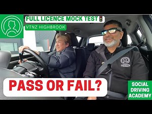 🚗 Full Licence Mock Driving Test with Nita | NZ Driving Test Preparation | VTNZ Highbrook 🚗