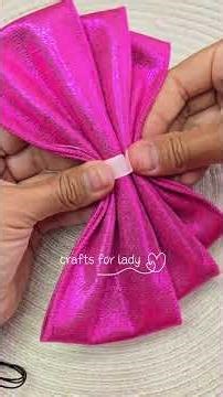 Basic bows for beginners #craftsforlady