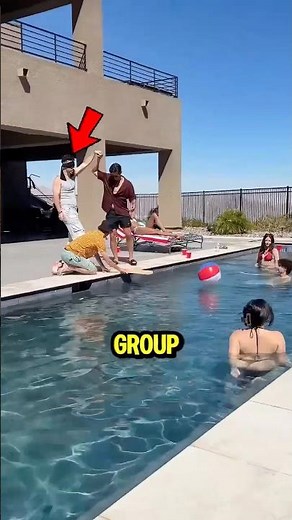 👀 Can You Believe What Happens Next in This Pool Challenge?