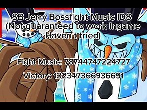 Slap Battles Jerry Bossfight Music IDS