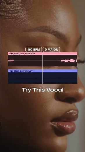 Sample this cover vocal 100 BPM Pop #splice #royaltyfreesamples #freevocals