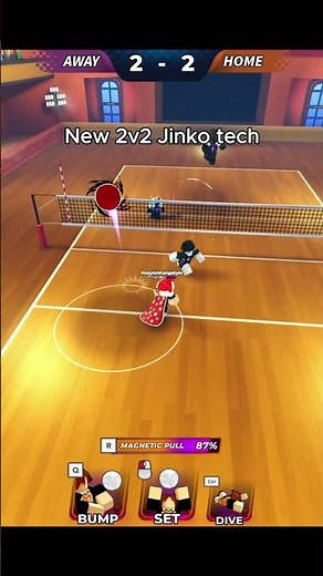 Yall GOTTA try this out #haikyuuxyn #volleyballlegends #haikyuu #roblox #volleyball