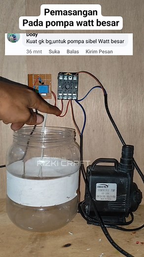 80K views · 714 reactions | How to install water lovel control (WLC) on a high power pump #tutorial #idea #creative | Rizki Craft | Facebook