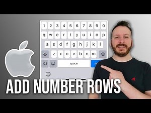 How To Add Number Rows Above Alphabets In Keyboard In iPhone 2024