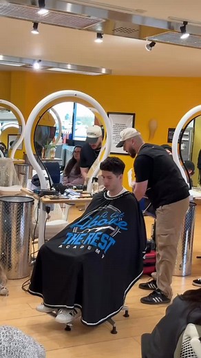 1.1K views · 6 comments | Draping a client for a haircut ‍♂️ | Tyler Kelbert | Facebook
