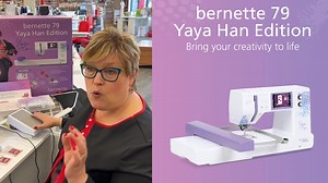 Pine Needles has a deal for you on the bernette b79 Yaya Han. A dream for creative people! The b79 Yaya Han Edition opens your world to creative embroidery. It combines a highquality sewing and embroidery machine with the BERNINA Embroidery Software 9 Creator to bring your creations to life. The b79 Yaya Han Edition is incredibly easy to use, offers a wide range of included extras and lets you be your most creative. Learn More or shop online: https://pnqs.net/yaya This amazing bundle includes: *