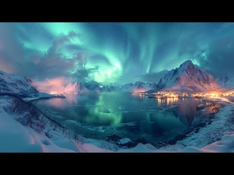 Northern Lights 4K 🌌 | 1 Hour Aurora Borealis for Deep Sleep, Calm & Night Relaxation