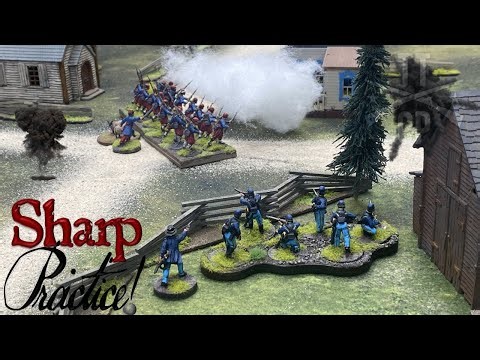 Tabletop CP: Sharp Practice Battle Report- Zouave Attack!