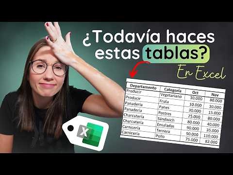 ¿Todavía sigues haciendo estas “Tablas” con bordecitos en EXCEL?