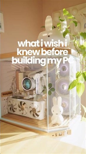 building your first pc and don’t know where to start? 👀🤍 #pcbuild #cozy #setup #shorts