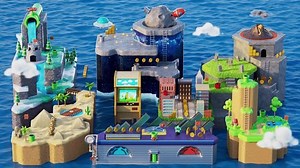 Retro Game Platform Video Game Level Stock Footage Video (100% Royalty-free) 3432435699 | Shutterstock