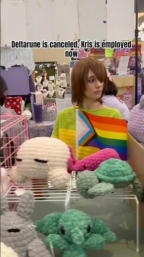Does this count as content💚💛 #crochet #deltarune