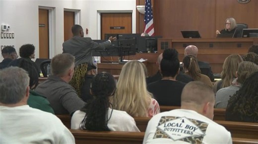 Defense attorney claims client did not shoot victim in double murder trial