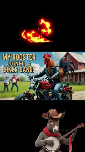 My Rooster Joined a Biker Gang 😂 #BluegrassComedy