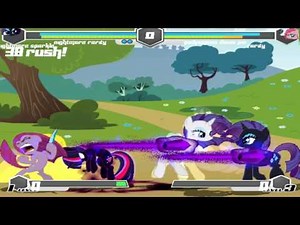 Fighting Is Magic Mugen Nightmare Rarity & Nightmare Sparkle VS Pinkamena & Rarity