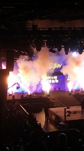 AEW Dynamite Denver Colorado Opening Pyro, Always Great! #aewdynamite #denvercolorado #livewrestling