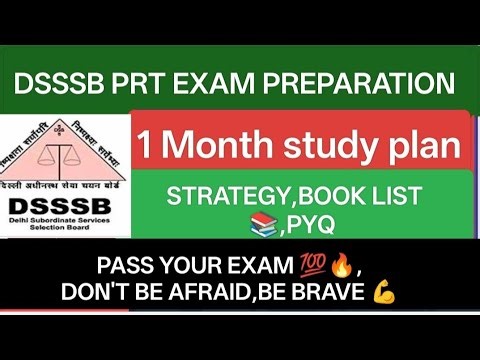 DSSSB PRT STRATEGY,CLEAR EXAM IN ONE MONTH STRATEGY #DSSSB#dsssbprtpreparation #dsssbprtexam