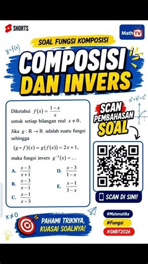 Math Problem #15 | Dare to Try This Inverse Function Problem?