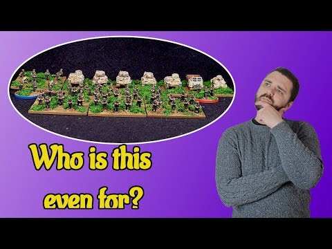 Biltzkrieg Command Italian Start Army | And My Problem with Starter Armies