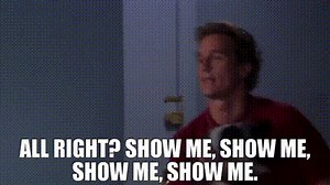 All right? Show me, show me, show me, show me.