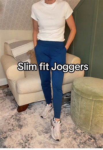 These slim fitting joggers from @THE GYM PEOPLE SPORTS are the perfect lazy girl way to comfy and stylish. True to size, tons of colors! #comfyclothes #trendypants #lazyfashion #styleover40 #thegympeople