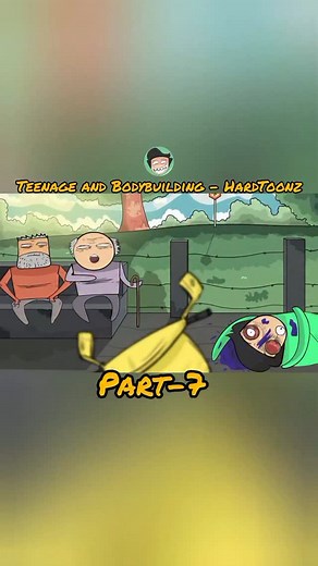 2.8K views · 333 reactions | Teenage and Bodybuilding - HardToonz #reels | cartoon animation | Facebook