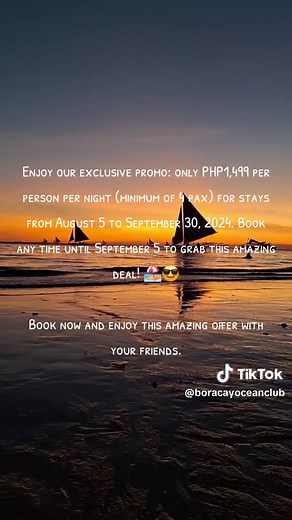 Affordable Boracay Promo: PHP1,499 per Night for 4 Persons