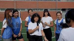 Female Sports Journalist Microphone Interviewing Group Stock Footage Video (100% Royalty-free) 3933067253 | Shutterstock