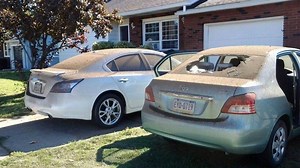 Blast In Work Zone Shatters Window, Hurls Debris